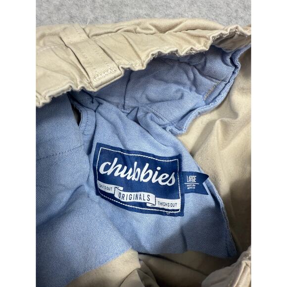 Chubbies Mens Size L Elastic Waist Chino Shorts - Picture 3 of 6